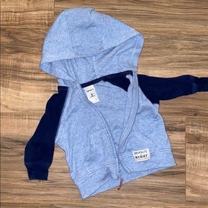 Baby Boy Blue Zip Up